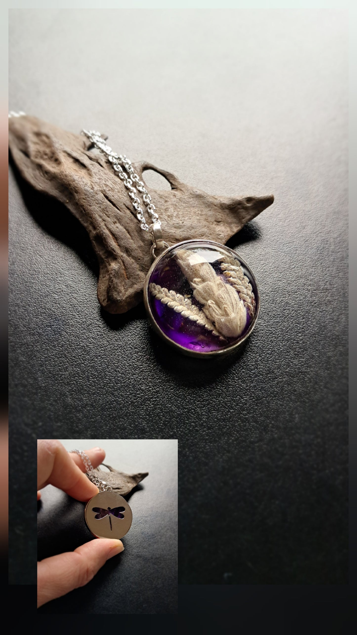 Lavanda con calado de libélula