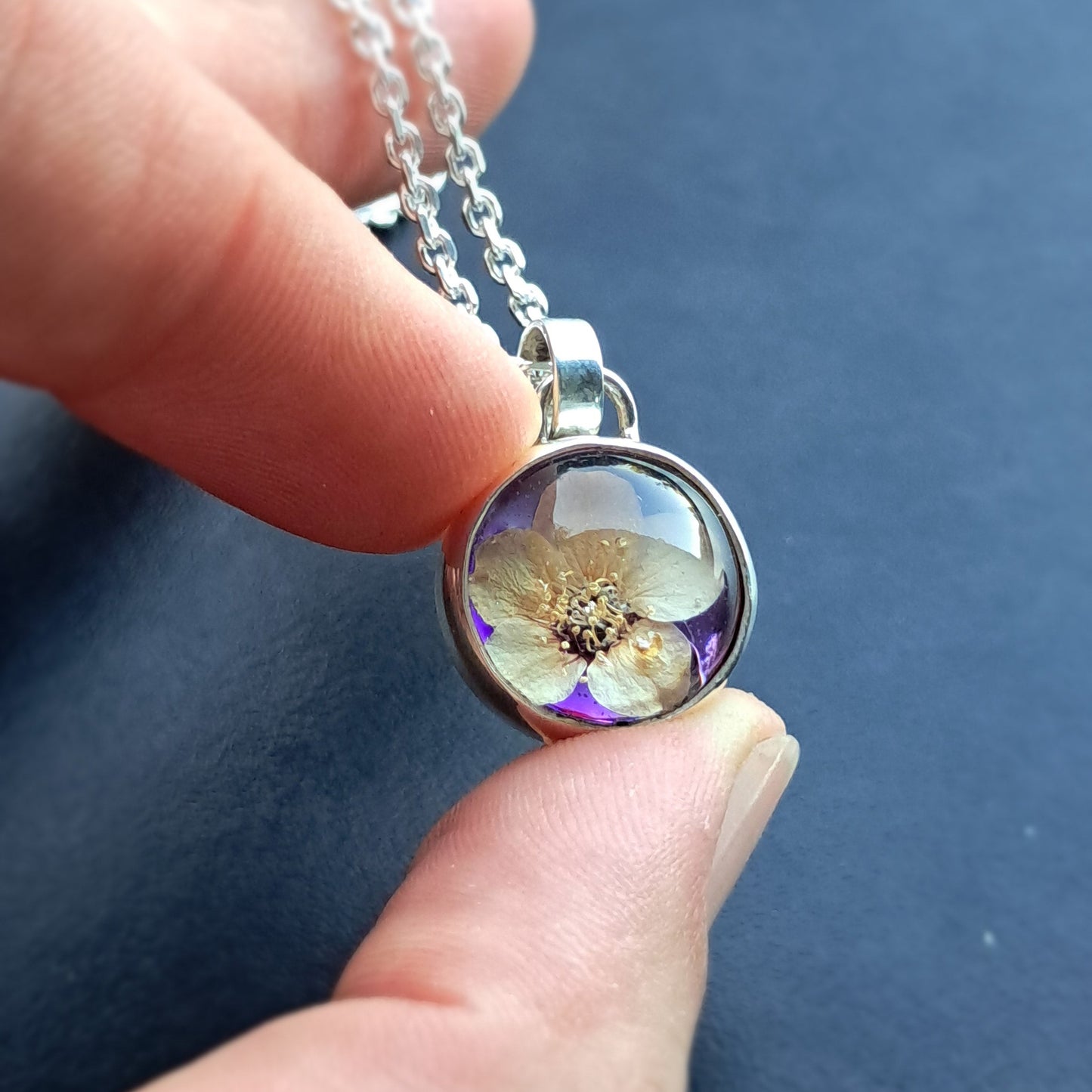 FLOR DE CORONITA DE NOVIA - MINI - plata 925