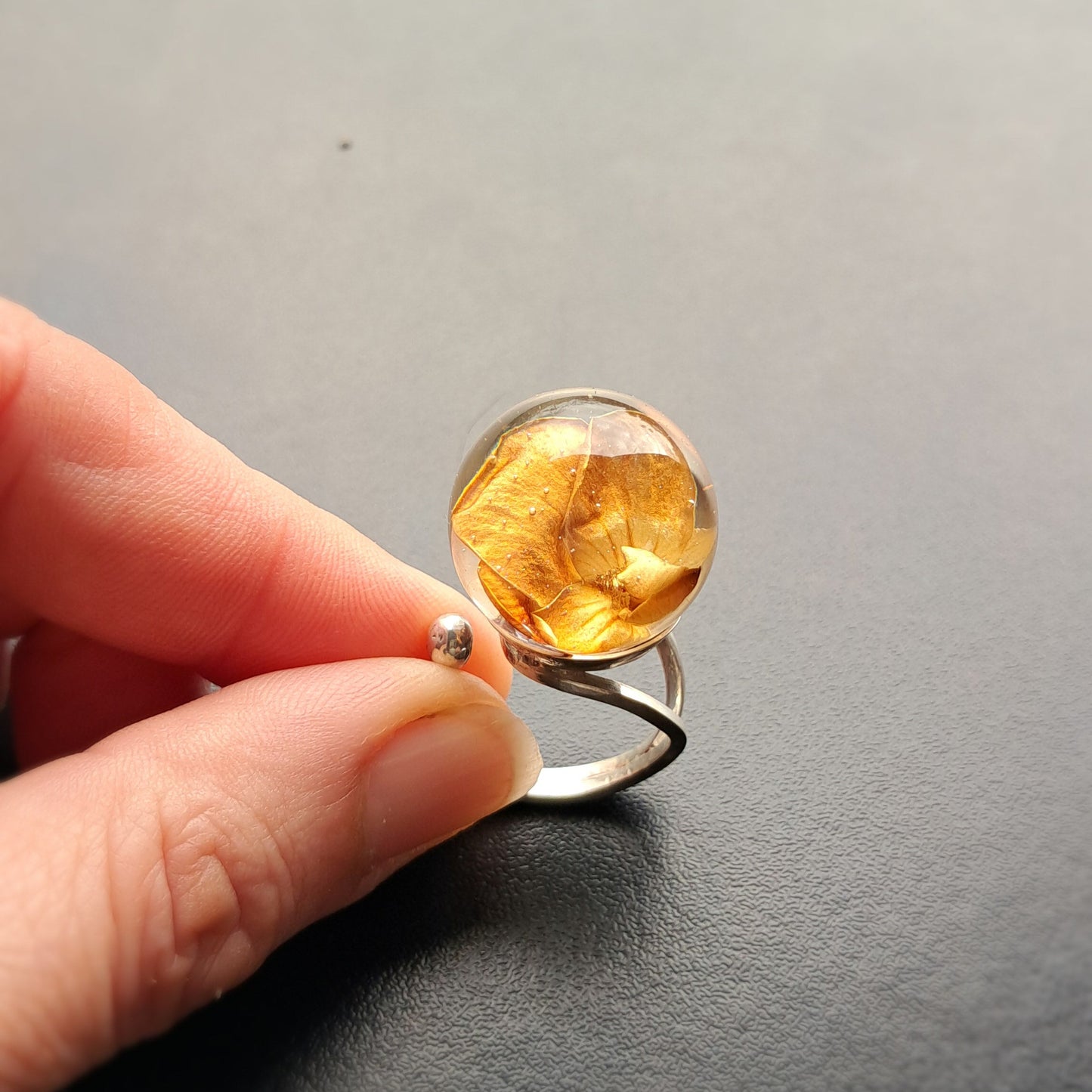 Pensamiento - anillo - Plata 925