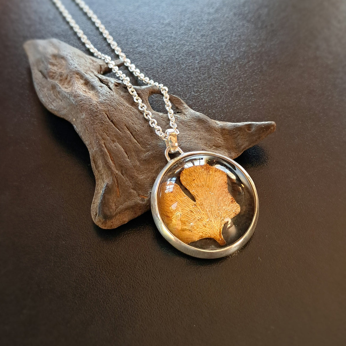 Ginkgo Biloba - Plata 925