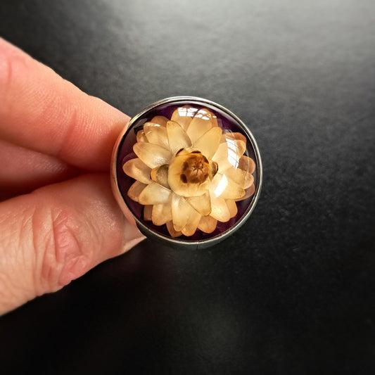 Anillo siempreviva - Plata 925