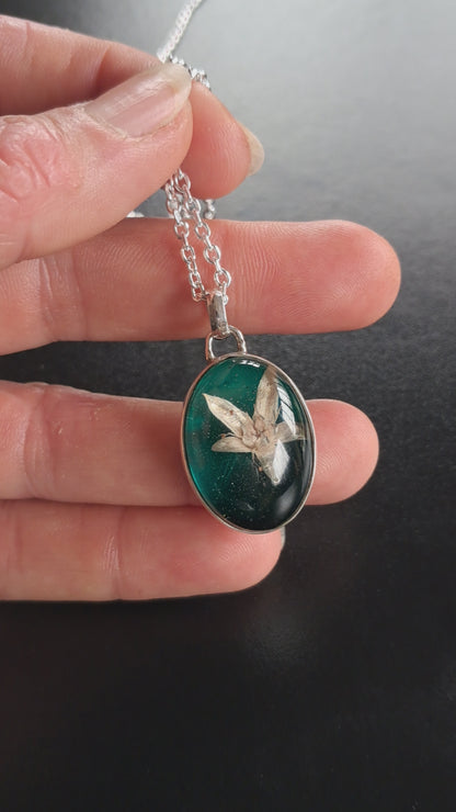 Flor de Árbol de Jade - Plata 925
