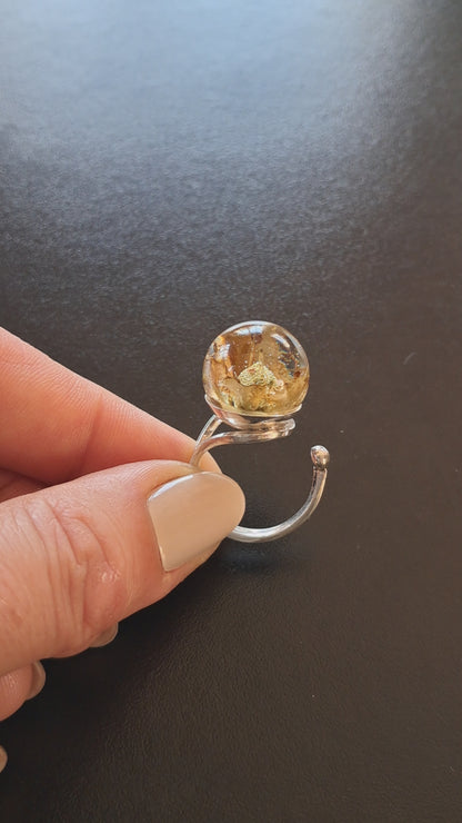 Anillo flor de Ruda - Plata 925