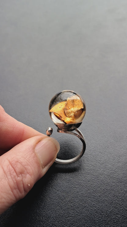 Pensamiento - anillo - Plata 925