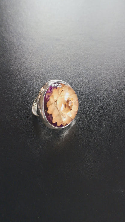Anillo siempreviva - Plata 925